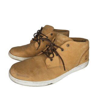 Timberland Men's Chukka Boots Size 12M Brown Leather Casual & Durable